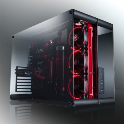 Case RAIJINTEK Paean Desktop Nero Trasparente