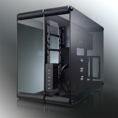 Case RAIJINTEK Paean Desktop Nero Trasparente