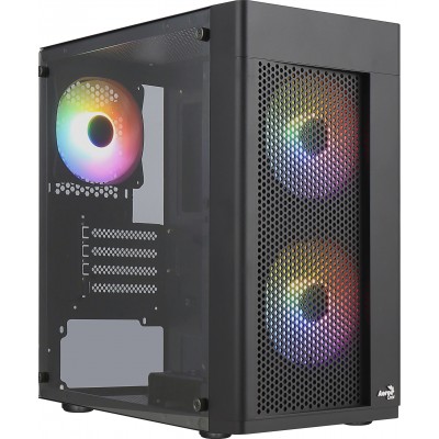 Case Aerocool Hexform-G-BK-v2 Midi-Tower Vetro Temperato Nero