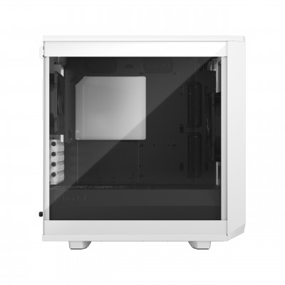 Case Fractal Design Meshify 2 Mini White TG Clear Tint Bianco Midi Tower Vetro Temperato Micro ATX