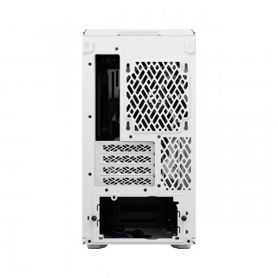 Case Fractal Design Meshify 2 Mini White TG Clear Tint Bianco Midi Tower Vetro Temperato Micro ATX