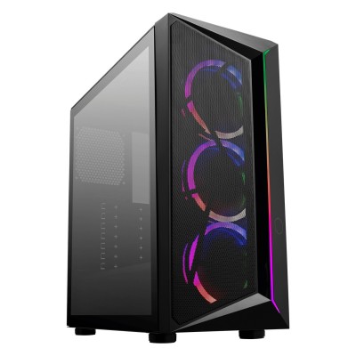 Case Cooler Master CMP 510 Midi Tower Nero Vetro Temperato