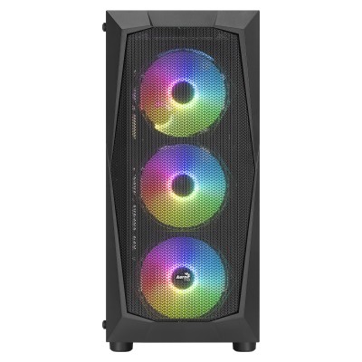 Case Aerocool Falcon V2 Midi-Tower Vetro Temperato Nero