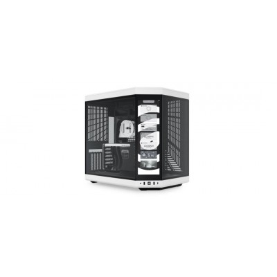 Case Hyte Y70 Midi Tower Touch Nero Bianco