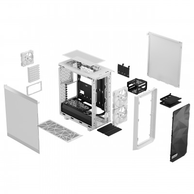 Case Fractal Meshify 2 Compact Lite Midi-Tower Bianco