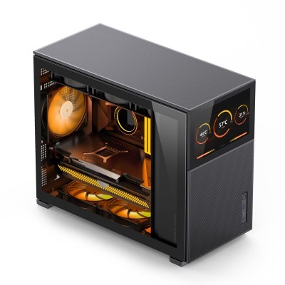 Case Jonsbo D31 MESH Screen Micro-ATX Vetro Temperato Nero