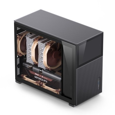 Case Jonsbo D31 MESH Screen Micro-ATX Vetro Temperato Nero