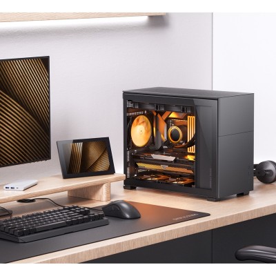 Case Jonsbo D31 Micro-ATX Vetro Temperato Nero