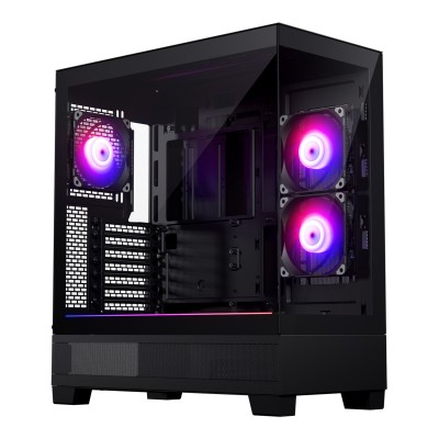 Case Phanteks XT View D-RGB Midi Tower Vetro Temperato Nero