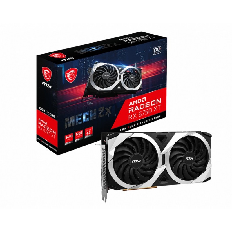 Scheda Video MSI Radeon RX 6750 XT 12GB MECH 2X OC