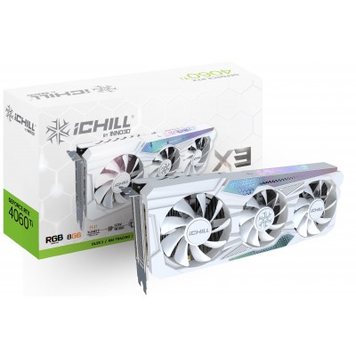 Scheda Video INNO3D GeForce RTX 4060 Ti iChill X3 White 8GB GDDR6 - SPEDIZIONE IMMEDIATA