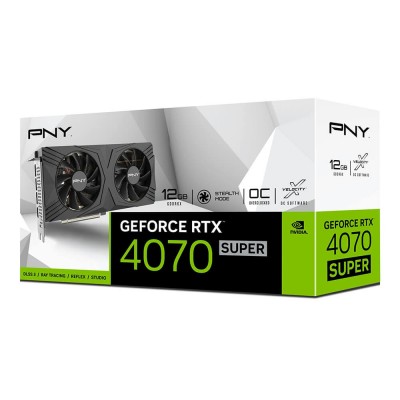 Scheda Video PNY Nvidia GeForce RTX 4070 SUPER 12GB Verto OC GDDR6X