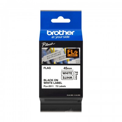 Etichette Brother Nero su bianco FLe-2511