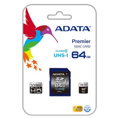 SCHEDA SDXC ADATA Premier 64 GB 