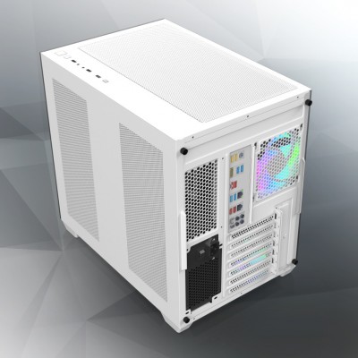 Case Raijintek PAEAN C7 Mini-Tower Bianco