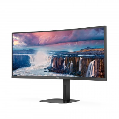 Monitor AOC CU34V5C BK 34'' WQHD VA HDMI DisplayPort FreeSync LED Nero