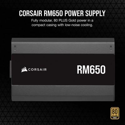 Alimentatore Corsair RM650 650 W ATX Nero