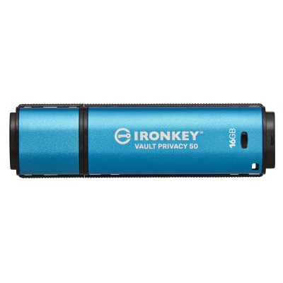 Pendrive Kingston IronKey Vault Privacy 50 16 GB USB A 3.2 nero