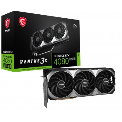 Scheda Video MSI VENTUS GeForce RTX 4080 SUPER 3X OC NVIDIA 16 GB GDDR6X