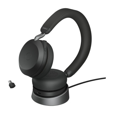 Cuffie Jabra 27599-989-889 USB tipo-C Bluetooth Nero