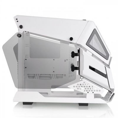 Case Thermaltake AH T200 Snow Bianco Vetro Temperato Mini Tower Micro ATX