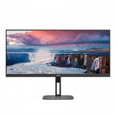 Monitor AOC U34V5C BK 34'' WQHD VA USB-C LED Nero