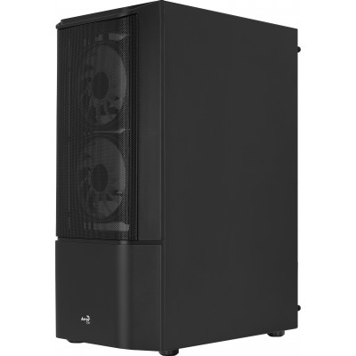 Case Aerocool Quantum Mesh-G-BK-v3 Midi-Tower RGB Ventro Temperato Nero