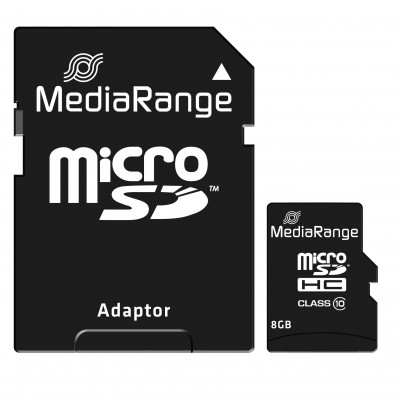 MICRO SDHC MEDIARANGE 8 GB 