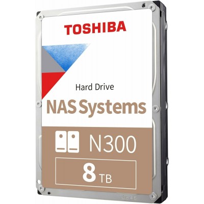 HDD Toshiba N300 NAS 3.5" 8 TB Serial ATA III