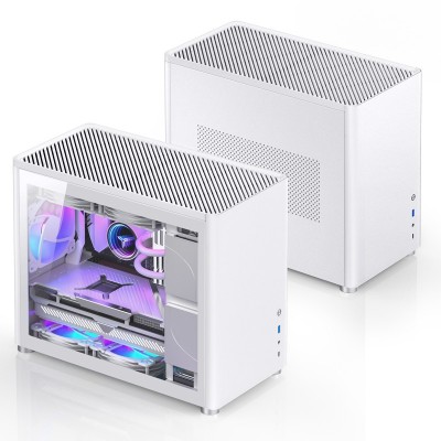 Case Jonsbo D30 Micro-ATX Vetro Temperato bianco