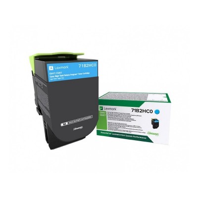 Toner Lexmark ciano 71B2HC0  3500 pagine