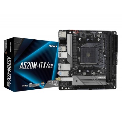 Scheda madre ASROCK A520M-ITX AC socket AM4