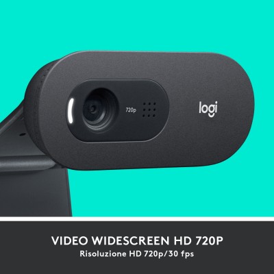 Webcam Logitech C505 Nero