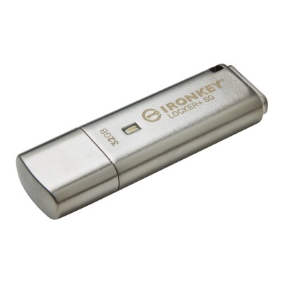 Pendrive Kingston IronKey Locker+ 50 32 GB argento