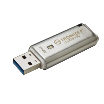 Pendrive Kingston IronKey Locker+ 50 32 GB argento