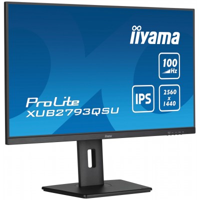 Monitor Iiyama ProLite XUB2793QSU-B6 27" 100 Hz FreeSync IPS DP HDMI USB Nero