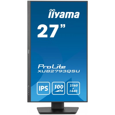 Monitor Iiyama ProLite XUB2793QSU-B6 27" 100 Hz FreeSync IPS DP HDMI USB Nero