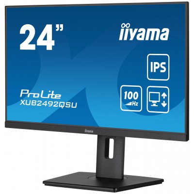 Monitor Iiyama ProLite XUB2492QSU-B1 24'' WQHD Led Nero