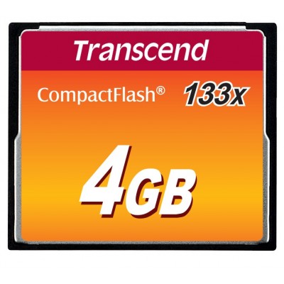 SCHEDA SD TRASCEND CompactFlash 133 4 GB