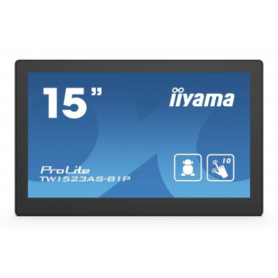 Monitor iiyama ProLite TW1523AS-B1P 16'' FullHD IPS Touchscreen LED Nero