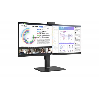 Monitor LG 34BQ77QC-B 34'' WQHD IPS HDMI DisplayPort USB-C LED Nero