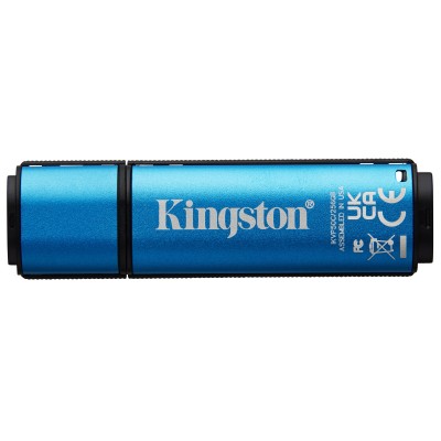 Pendrive Kingston IronKey Vault Privacy 50 64 GB USB C 3.2 blu nero