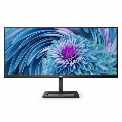 Monitor Philips 346E2LAE 00 34'' WQHD VA AMD Free-Sync USB HDMI DisplayPort USB-C LED Nero