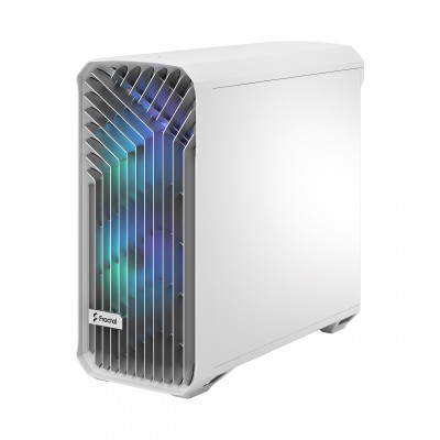 Case Fractal Design Torrent White RGB TG Clear Tint Bianco Midi Tower Vetro Temperato