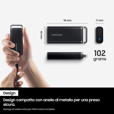 SSD Esterno SAMSUNG T5 EVO USB 3.2 4 TB