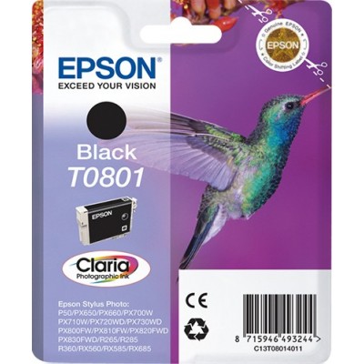 Cartuccia Epson C13T08014011 T0801 Nero