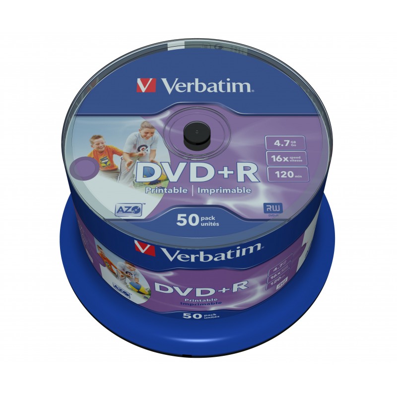 DVD+R Verbatim 4,7 GB box 50 pezzi