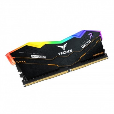 Ram TEAM GROUP T-FORCE DELTA TUF DDR5 6000MHz 32GB (2x16)RGB XMP 3.0 CL38 NERO