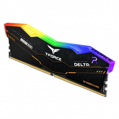 Ram TEAM GROUP T-FORCE DELTA TUF DDR5 6000MHz 32GB (2x16)RGB XMP 3.0 CL38 NERO