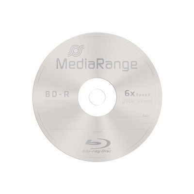 DVD MediaRange MR514 Blu-Ray BD-R 25 GB 25 pz